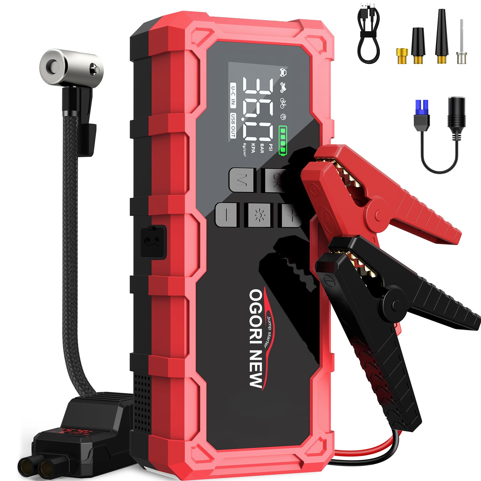 acezuk booster batterie voiture 7000a.com 150psi gonfleur pneus